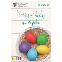 Barvy na vajíčka tradiční tablety 5ks v balení za studena
