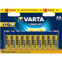 Baterie alkalická Varta Longlife AA R06 10ks