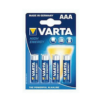 Baterie alkalické Varta High Energy LR03-AAA 4ks