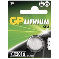 Baterie knoflíková CR2016 3V Lithium 1ks