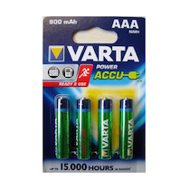 Baterie Varta nabíjecí přednabité AAA 900mAh Power