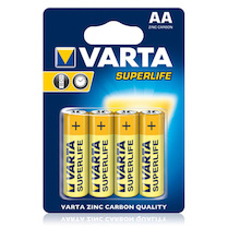 Baterie zinkové Varta Superlife LR06-AA 4ks