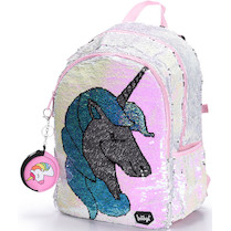 Batoh anatomický Baagl Fun Unicorn + peneženka zdarma
