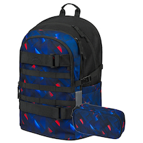 Batoh anatomický Baagl Skate Indigo sada
