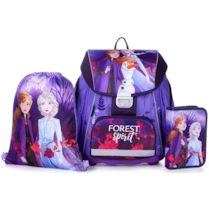 Batoh školní anatomický Premium Frozen Forest Spirit 2020 sada
