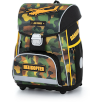Batoh školní anatomický Premium Helikoptéra