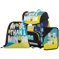 Batoh školní anatomický Premium Mimoni sada