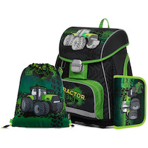 Batoh školní anatomický Premium Traktor sada