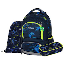 Batoh školní Oxy Next Gamer sada