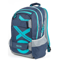 Batoh studentský Oxy Sport Blue Line Tyrkys
