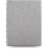 Blok FILOFAX Notebook A5 Saffiano Metallic Silver