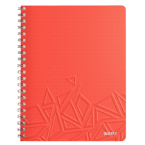 Blok spirálový A4 linka Urban Chic červený