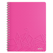 Blok spirálový A4 linka Urban Chic růžový