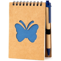 Blok spirálový ECO 13,5x9cm čistý motýl
