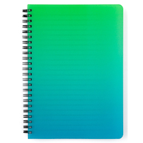 Blok spirálový OMBRE A4 zelený