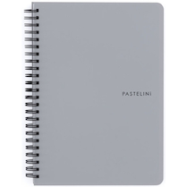 Blok spirálový PASTELINI A4 šedý