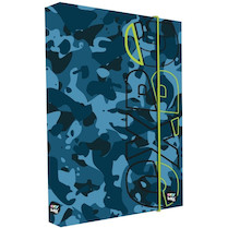 Box na sešity A4 Jumbo Camo Blue