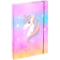 Box na sešity A4 Rainbow Unicorn