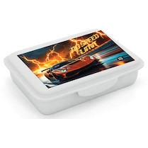 Box na svačinu s přihrádkou Auto 2