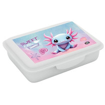 Box na svačinu s přihrádkou Axolotl