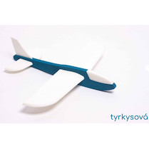 Chytré házecí letadlo FLY-POP tyrkysové