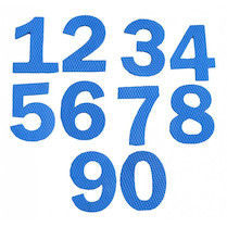 Číslice pěnové 0-9 17,5cm