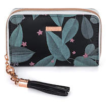 Dámská peněženka malá Dark leaves