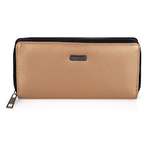 Dámská peněženka velká Metallic měděná