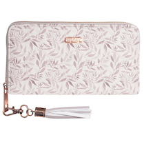 Dámská peněženka velká White leaves