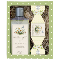 Dárková sada pro ženu Victorian Style – Heřmánek sprchový gel 200 ml a mýdlo 30 g