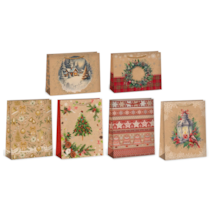 Dárková taška papírová 18.3 x 24.3 cm mix motivů