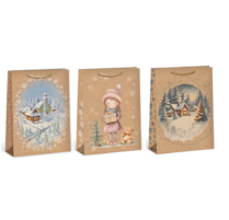 Dárková taška papírová 23.3 x 31.3 cm mix motivů