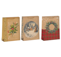 Dárková taška papírová 31 x 41.5 cm mix motivů