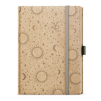 Denní diář Adam Vivella extra B6 béžový Hvězdy