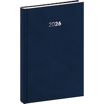 Denní diář Balacron 2024 tmavě modrý 15×21cm