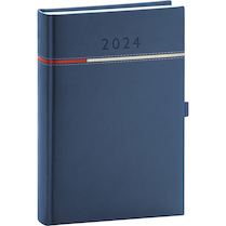 Denní diář Tomy 2024 modro-červený 15×21cm