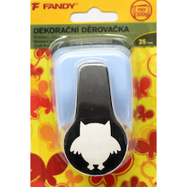 Děrovačka dekorační 25mm Sova