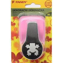 Děrovačka dekorační 25mm Žába