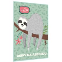 Desky na abecedu Lenochod