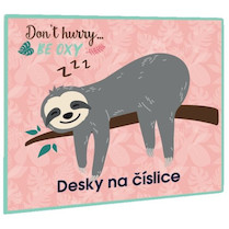 Desky na číslice Lenochod