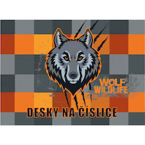 Desky na číslice Vlk