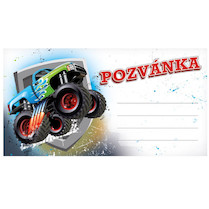 Dětská pozvánka Truck 10ks