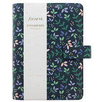 Diář FILOFAX osobní černý Garden