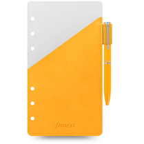Diář Filofax přídavné poutko + kuličkové pero Botanics žluté