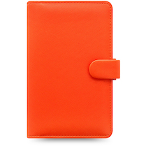 Diář FILOFAX Saffiano osobní Compact oranžový