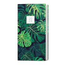 Diář měsíční Halina lamino Monstera
