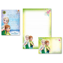 Dopisní souprava barevná Frozen