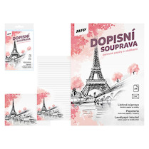 Dopisní souprava barevná Paříž