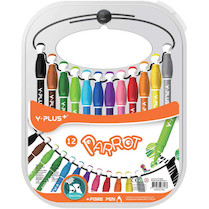 Fixy Parrot dětské se zavěšením 12ks