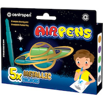 Foukací fix Centropen Air Pens metallic 1590 5ks